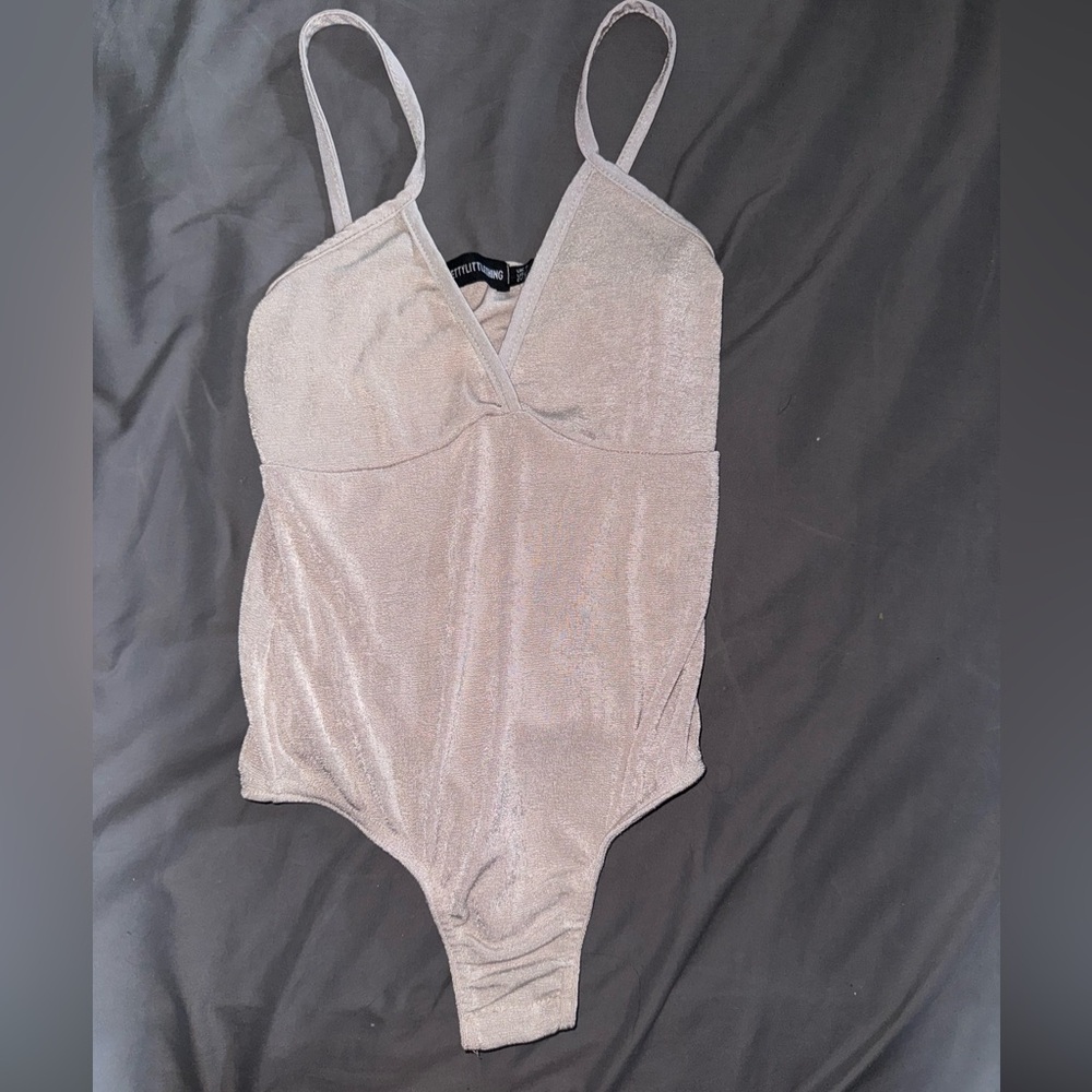 Shimmer tank body suit